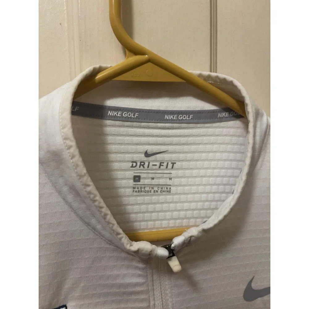 Nike Golf Villanova Wildcats Dri-FIT Full Zip Jacket White Textured Womens Med